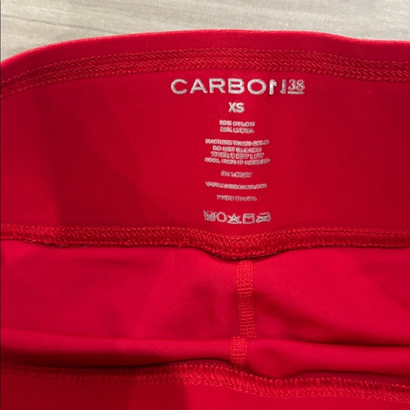Carbon 38 shiny red legging XS - Picture 2 of 3